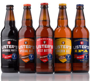 Lister's Brewery bottles 